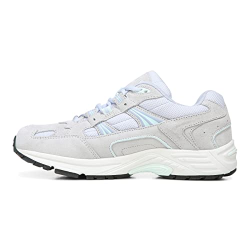 Vionic Women's Walker Classic Comfortable Leisure Shoes- Supportive Walking Sneakers That Include Three-Zone Comfort with Orthotic Insole Arch Support Vapor Blue Haze Suede 7 Medium US