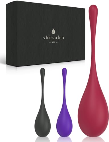 【現役AV女優監修の逸品】shizuku-six- 膣トレ 膣トレーニング ゲイシャボール 骨盤ボール 膣トレボール インナーボール レッド パープル ブラック - 画像1