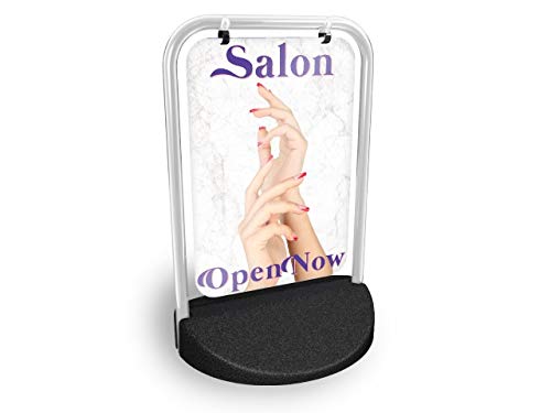 Salon Open Now Eco Swinger Pavement Sign MEGA Listing Outdoor Street Advertising Display… — image 1