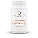 Produktbild Pack of 3 Vita World Calcium 600 mg plus Vitamin D 3 x 60 Vegetarian Tablets Made in Germany