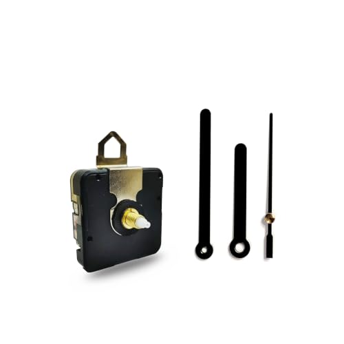 Image of 18mm Sweep and Silent Clock Machine and Black Metal Hands | Non-Ticking Battery Operated Clock Movement Replacement for DIY Resin Clocks