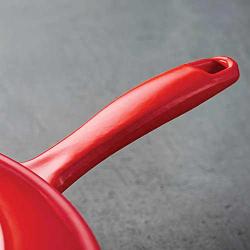 Tramontina Enameled Cast Iron Covered Sauce Pan, 2.5-Quart, Gradated Red by Tramontina - Image 5