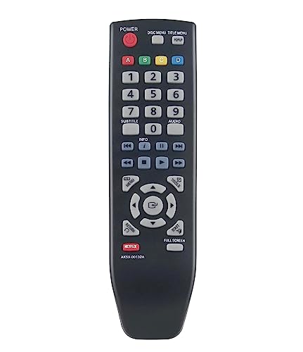 AULCMEET AK59-00132A Telecomando di ricambio compatibile con Samsung Blu-ray DVD Disc Player Home Cinema BD-D5100 / ZA BD-H6500 BD-H6500 / ZA BD-D5100