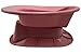 Heavy Duty Stackable Plastic Bedpan, Rose (Pack of 2)
