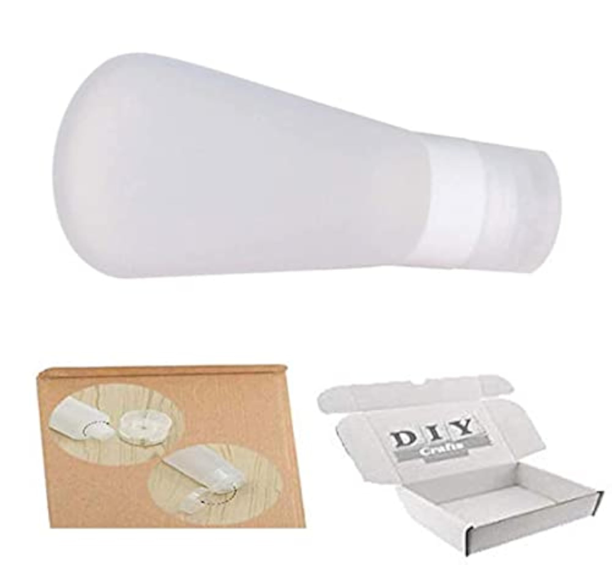 Pack of 2 Flip Cap Clear Empty Squeeze Bottles