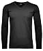 Produktbild Ragman Herren Langarm-Shirt V-Neck M, Schwarz-009