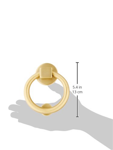 Baldwin 0195060 Ring Door Knocker, Antique Brass With Brown #TOP2