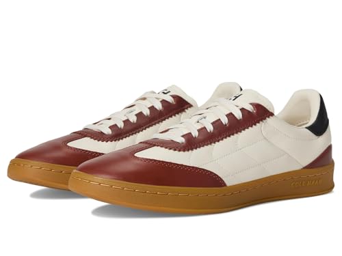 Cole Haan Women's Grandprø Breakaway Sneakers, Ivory/Dark Cuoio/Black/Ivory, 6.5-B US