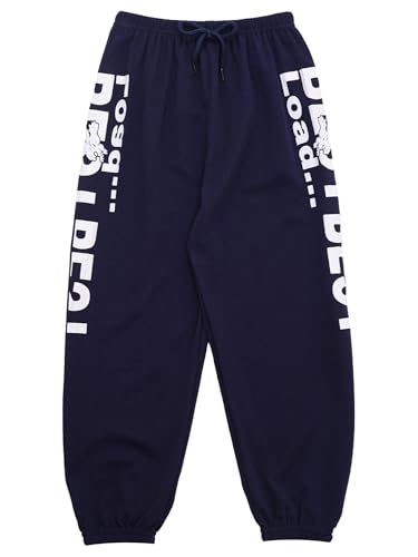 Hansber Kids Boys Girls Athletic Sweatpants Elastic Waist Casual Trousers with Waistband Sports Workout Jogger Pants3