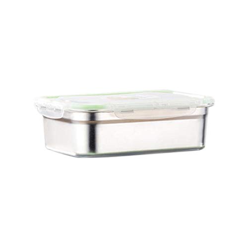 0Miaxudh - Fiambrera (3/4/7/10/12 L, antigoteo, Acero Inoxidable), Plata, 7L