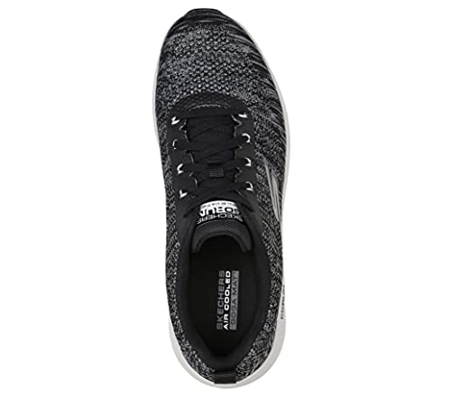 Image of Skechers Men's GOrun Elevate-Lace Up Performance Athletic Running & Walking Shoe Running, Black /Grey /White, 13 X-Wide