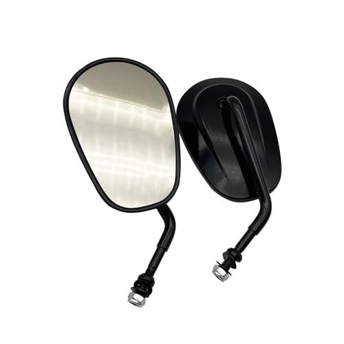 Retrovisores Moto Universales 8mm para Softail Heritage Espejos Manillar Ajustables