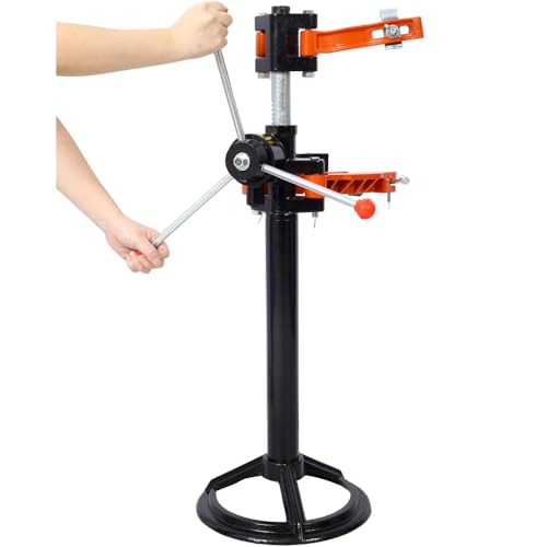 Coil Spring Compressor Tool, Heavy-Duty Strut Spring Compressor for Car Suspension Repair, Hand Operated 20" Max Height, 7.8" Spring Diameter Capacity, Safe Stable Press, Premium Auto Tool Equipment