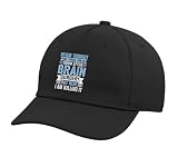 Look So Good After Brain Surgery Funny Brain Injury Survivor Adjustable Printed Baseball Hat, Black