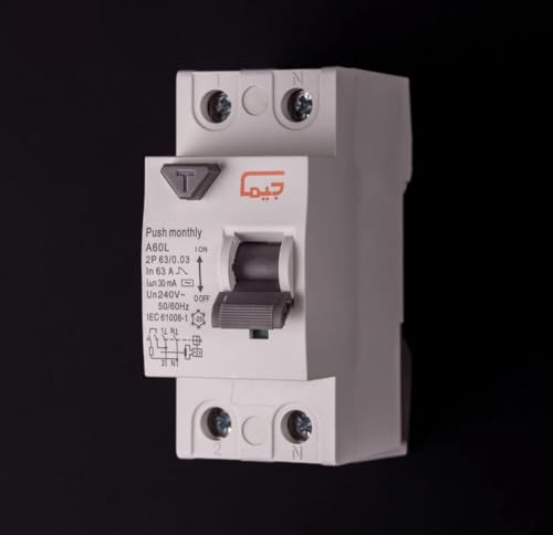 Earth Lake 63 Amp With Sensitivity 30 mA 2 Line 240 Volt Pro...