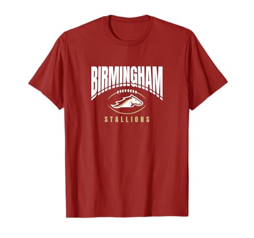 Birmingham Stallions: Football Outline T-Shirt