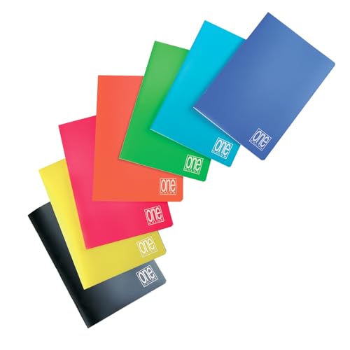 Blasetti One Color PPL - Maxi Quaderno A4-1R Righe Senza Margine - 10pz | Blasetti: carta FSC 80gr, copertina polipropilene resistente, Jolly Page inclusa, colori assortiti, conf. da 10.