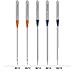 SINGER 04803 Regular Point Overlock Needles, 5-Count, Sizes 80/12, 90/14, 100/16