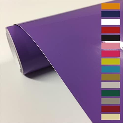Self Adhesive Sticky Back high Gloss White Sign Vinyl by vgoltd fablon craft covering (2m x 610mm roll, White)