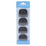4 Uds Peines Guías para Cortapelos, Peines Protectores de Corte de Pelo Profesionales, Peines Protectores para Recortadora de Pelo para Cortapelos...