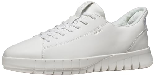 Geox U FLEXTRIDE Plus A Zapatillas para Hombre, Color Blanco, Talla 43 EU