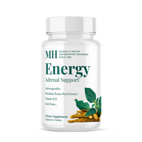 Michael's Health Naturopathic Programs Energy Adrenal Support - 90 Vegetarian Tablets - Nutrients for Adrenal Support - Kosher - 30 Servings Michael's Health Naturopathic Programs Energy Adrenal Support - 90 Vegetarian Tablets - Nutrients for Adrenal Support - Kosher - 30 Servings