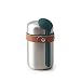 BLACK + BLUM - Bottiglia per Acqua in Acciaio Inox, Grande, Inossidabile-Acciaio, Ocean, 9 x 9 x 16 cm
