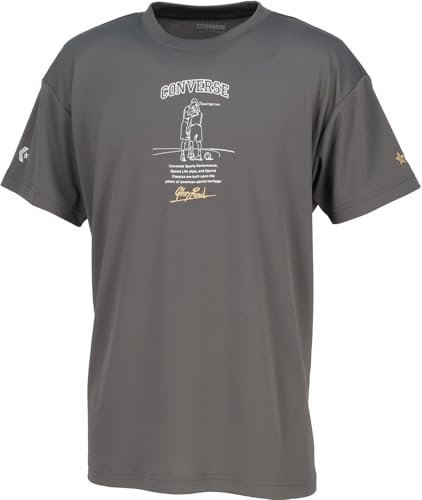 [コンバース] バスケ 半袖シャツ ゴールドシリーズTシャツ CBG251354 チャコール