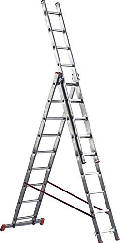  Scala alluminio telescopica Marchetti Orange 3 rampe x 7 9 11 12 gradini (3 rampe x 7 gradini)