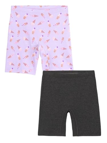 Image of mackly Girls Inner Shorts (Pack of 2) | 2-in-1 Seamless Panty Shorts with Gusset | Soft Breathable Base Layer for Dresses, Skirts