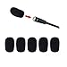 Zittop 5 x 5 Pack Small Mic Microphone Windscreen Soft Foam Mic Cover Sponge Skin