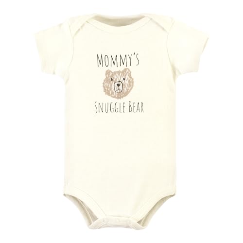 Image of Hudson Baby Unisex Baby Cotton Bodysuits 5-pack