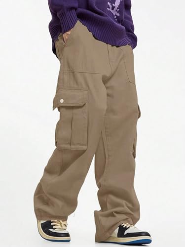 Image of Lymio Cargo for Men || Cotton Cargo Pant || Drawstring Waist Pant (Also Available in Plus Sizes) (141-144)