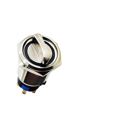 Interrupteur rotatif étanche avec contacts 2NO+2NC pour contrôle 24V