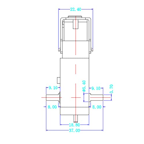 Digiyes 4Set Dc Tt Motor Wheel Kit 4Pcs Dc Electric Motor 3-6V Dual Shaft Geared Tt Magnetic Gearbox Engine With 4Pcs Plastic Car Tire Wheel #TOP5