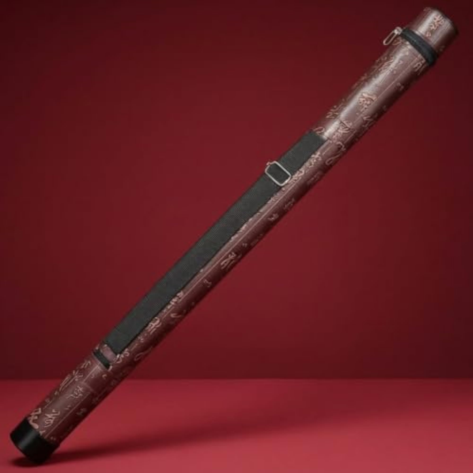 Moisture-Resistant Flute Storage Tube with Humidifier, 65CM