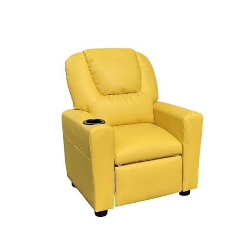 Lilola Home Marisa Kids Recliner Yellow