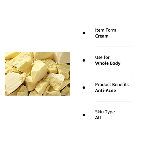 Natural Farms Raw Cocoa Butter - 1Lb Fresh And Pure #TOP1