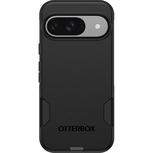 OtterBox Google Pixel 9 & 9 Pro Commuter Series Case - Black, Ultra-Sleek, Wireless Charging Compatible, Raised Edges Protect Camera & Screen (Ships in Polybag) by OtterBox - Used condition - US$9.99