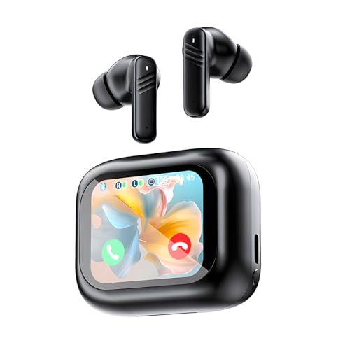 HORNORM ANC Wireless Earbuds with Smart Touch Screen -Active...