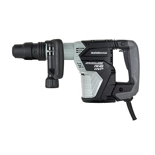Metabo HPT Demolition Hammer, AC Brushless Motor, SDS Max, 27 Pound, Aluminum Housing Body, User Vibration Protection (H45MEY)