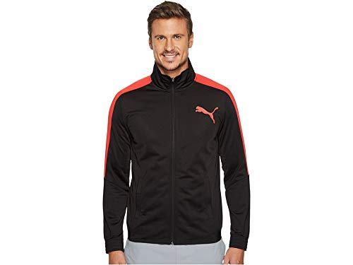 PUMA Men's Contrast Jacket Fashion Running Track Top