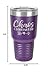 CHAOS COORDINATOR Purple 30 oz Tumbler With Straw and Slide Top Lid | Stainless Steel Travel Mug | Compare To Yeti Rambler | OnlyGifts.com