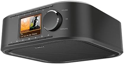 Hama Dir355Bt 54236 Radio Internetowe, Czarny, 21 x 21 x 7.3 cm