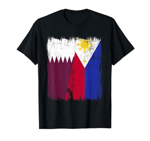 Qatar Filipinas Media Bandera Qatar Filipino Jersey Camiseta