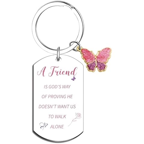 Klpoyu Christian Friendship Keychain Cover