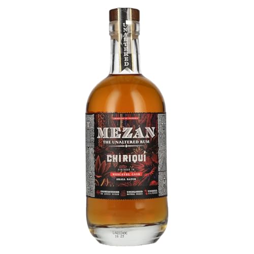 Mezan CHIRIQUI | The Unaltered Rum | 1x 700ml | 40% vol | ohne Zuckerzusatz | Ohne Farbstoffe | Gold...
