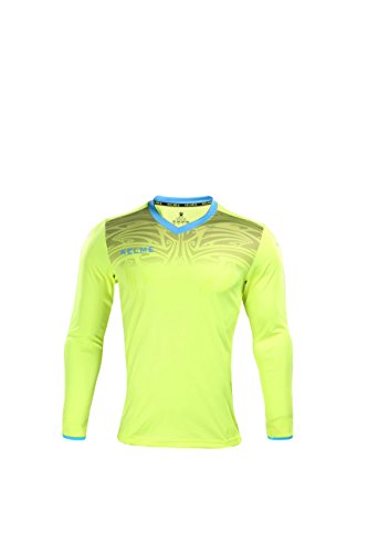 Conjunto de uniforme de jérsei de goleiro - almofadas de proteção na camisa e shorts - crianças e ad