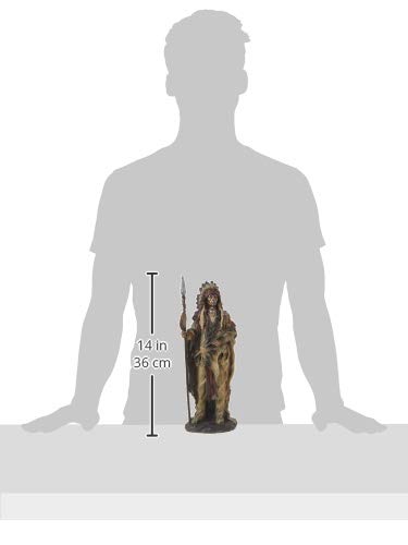StealStreet SS-G-11358 Native American Warrior Collectible Indian Decoration Figurine Statue - Thumbnail 5