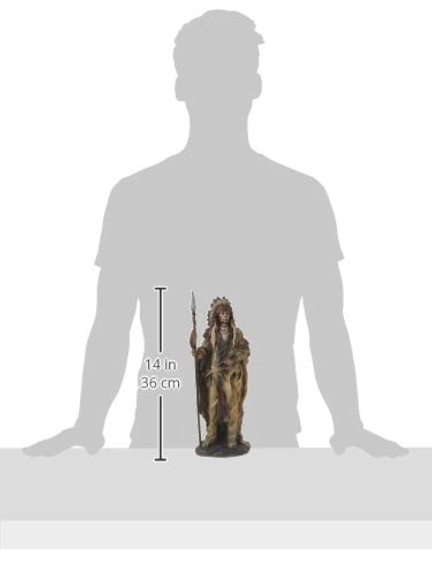 Native American Warrior Collectible Figurine